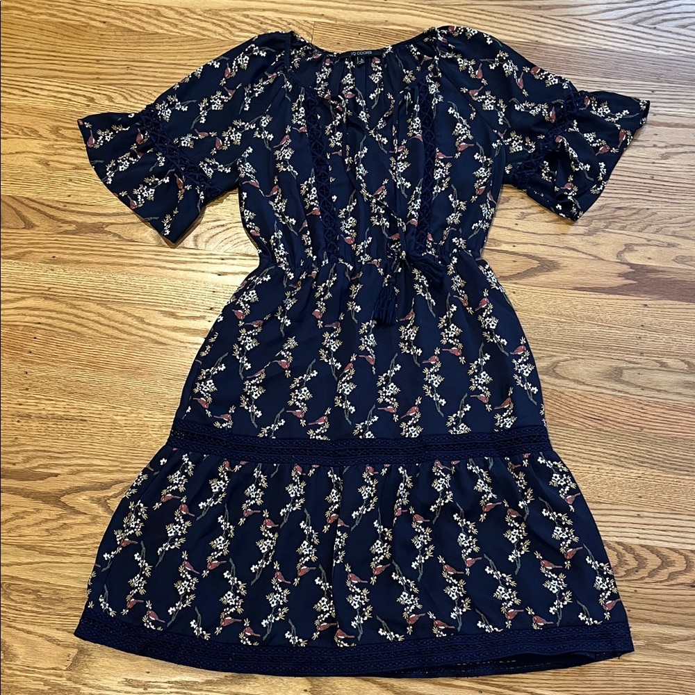 19 Cooper Navy Floral Dress